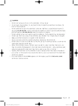 Preview for 41 page of Samsung WD17J9 Series User Manual