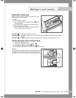 Preview for 11 page of Samsung WD6102CKC Owner'S Instructions Manual