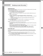 Preview for 16 page of Samsung WD6102CKC Owner'S Instructions Manual