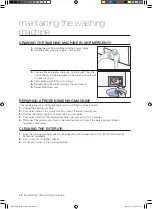 Preview for 20 page of Samsung WD7101CKC User Manual