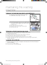 Preview for 20 page of Samsung WD7122CKS User Manual