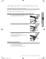 Preview for 25 page of Samsung WD7704C8U User Manual