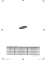 Preview for 36 page of Samsung WD7704C8U User Manual