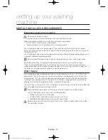 Preview for 14 page of Samsung WD806U4SA User Manual