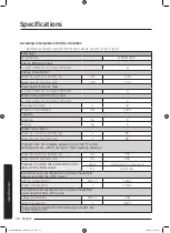 Предварительный просмотр 58 страницы Samsung WD80M4B5 Series User Manual