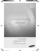 Samsung WD8122CVB User Manual preview