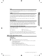 Preview for 47 page of Samsung WD8122CVB User Manual