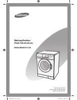 Samsung WD8602R8 Owner'S Instructions Manual preview