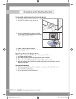 Предварительный просмотр 16 страницы Samsung WD8602R8 Owner'S Instructions Manual