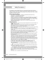 Preview for 4 page of Samsung WD8602R8W Owner'S Instructions Manual