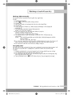 Preview for 13 page of Samsung WD8602R8W Owner'S Instructions Manual