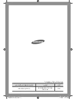 Preview for 48 page of Samsung WD8602R8W Owner'S Instructions Manual