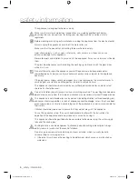 Preview for 6 page of Samsung WD8704RJA User Manual