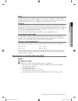 Предварительный просмотр 11 страницы Samsung WD8704RJA User Manual