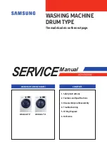 Samsung WD8NK52E0AW/EO Service Manual preview