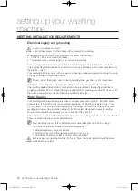 Preview for 14 page of Samsung WD906U4SA User Manual