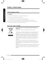 Preview for 14 page of Samsung WD90J7 series User Manual