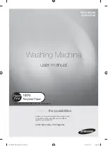 Preview for 1 page of Samsung WD9102RNW User Manual