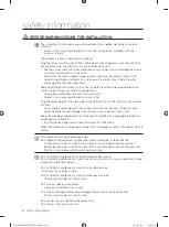 Предварительный просмотр 6 страницы Samsung WD9102RNW User Manual