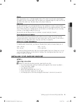 Preview for 15 page of Samsung WD9102RNW User Manual