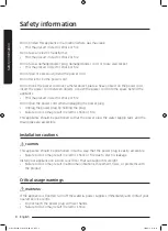 Предварительный просмотр 8 страницы Samsung WD95J5 Series User Manual