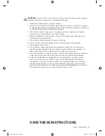 Предварительный просмотр 5 страницы Samsung WE357A7P User Manual