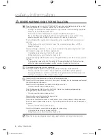 Предварительный просмотр 6 страницы Samsung WE357A7P User Manual