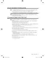 Preview for 7 page of Samsung WE357A7P User Manual