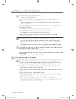 Preview for 8 page of Samsung WE357A7P User Manual