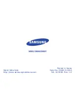 Samsung Wep 650 - WEP650 Bluetooth Headset User Manual preview