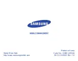 Samsung WEP475 - Bluetooth Headset Manual preview