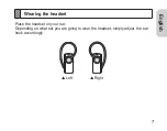 Предварительный просмотр 10 страницы Samsung WEP475 - Bluetooth Headset Manual