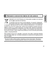 Preview for 20 page of Samsung WEP475 - Bluetooth Headset (Spanish) Manual Del Usuario