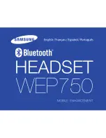 Preview for 2 page of Samsung WEP750 Quick Start Manual