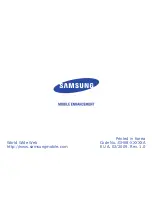 Samsung WEP870 - Bluetooth Headset User Manual preview