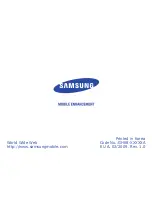 Preview for 1 page of Samsung WEP870 - Bluetooth Headset User Manual