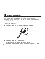 Preview for 9 page of Samsung WEP870 - Bluetooth Headset User Manual