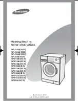 Preview for 1 page of Samsung WF-B104A(V/C/S) Owner'S Instructions Manual