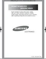 Preview for 22 page of Samsung WF-B105C Owner'S Instructions Manual