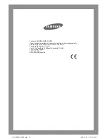 Preview for 22 page of Samsung WF-B105N(V/C/S) Owner'S Instructions Manual