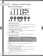 Preview for 8 page of Samsung WF-F1054 Owner'S Instructions Manual