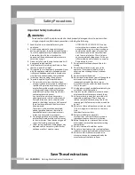 Preview for 4 page of Samsung WF-J1054 Owner'S Instructions Manual