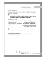 Preview for 5 page of Samsung WF-J1054 Owner'S Instructions Manual