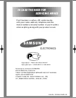 Preview for 22 page of Samsung WF-J145AC Owner'S Instructions Manual