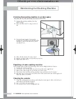 Preview for 14 page of Samsung WF-J145N Owner'S Instructions Manual