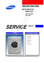 Preview for 1 page of Samsung WF-R1061 Service Manual