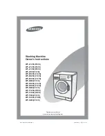 Preview for 1 page of Samsung WF- Series Owner'S Instructions Manual