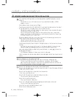 Preview for 6 page of Samsung )WF0604N(B/C/H)(A/E/F/G/H/R/W/X/Z) User Manual