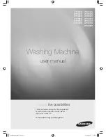 Samsung WF0604N Series User Manual preview