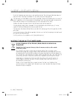 Preview for 4 page of Samsung WF0604NWF0602NWF0600NWF0608N User Manual